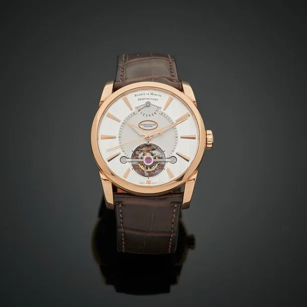 Parmigiani Fleurier Tonda 42mm Rose gold Silver