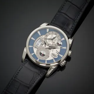 Parmigiani Fleurier Tonda Hémisphères Stainless steel Blue