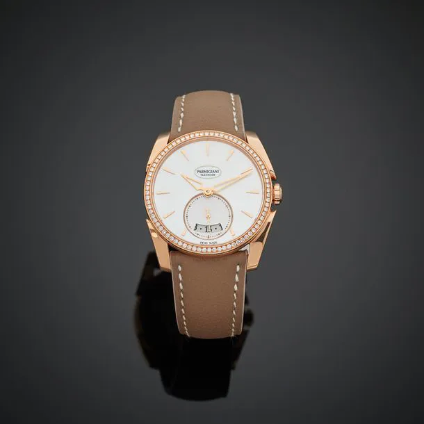 Parmigiani Fleurier Tonda Métropolitaine 33mm Rose gold Mother-of-pearl