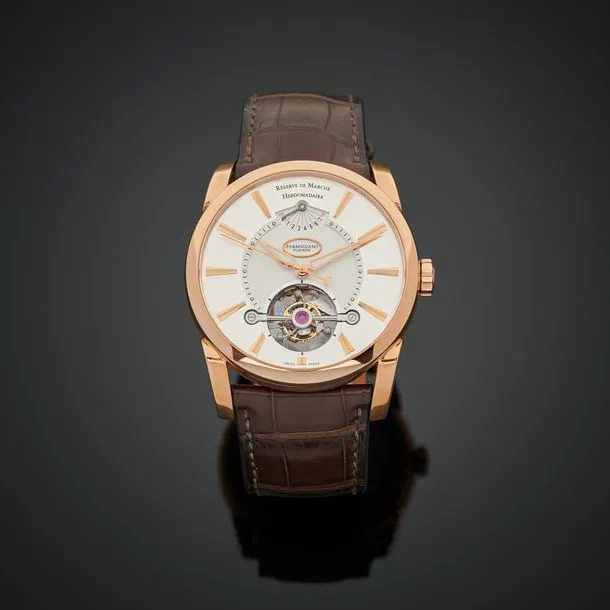 Parmigiani Fleurier Tonda 42mm Rose gold Silver