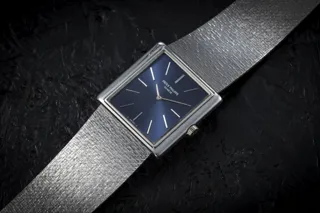 Patek Philippe 3671/1 White gold Blue