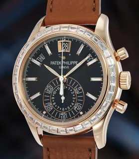 Patek Philippe Annual Calendar Chronograph 5961R-010 Rose gold Black