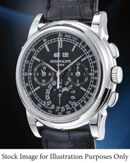 Patek Philippe Perpetual Calendar Chronograph 5970P-001 Platinum Black