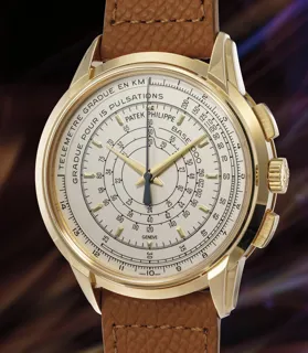 Patek Philippe Multi-Scale Chronograph 5975J-001 Yellow gold Silver