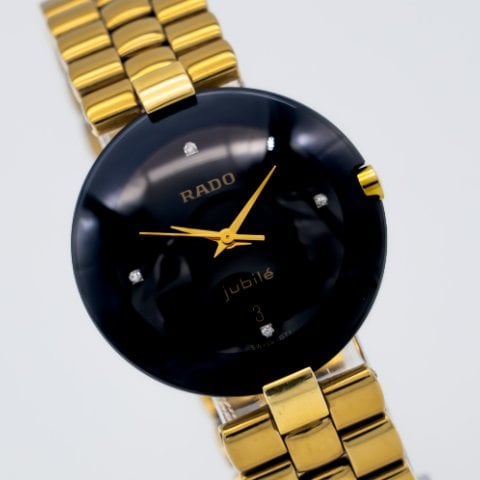 VINTAGE MEN RADO LA COUPOLE JUBILE 129.3575.4N LEATHER