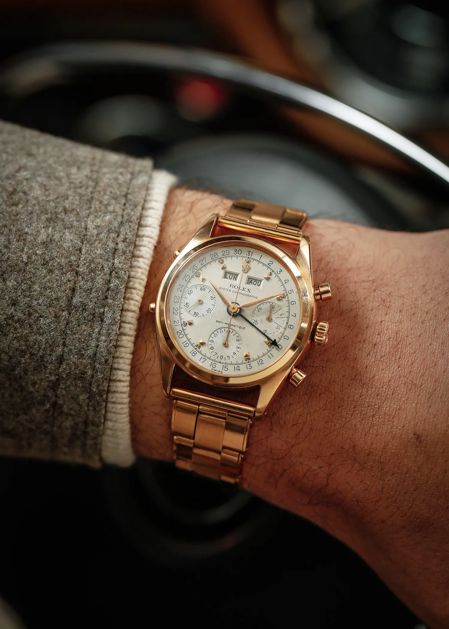 Rolex Chronograph 6036 36mm Rose gold 6