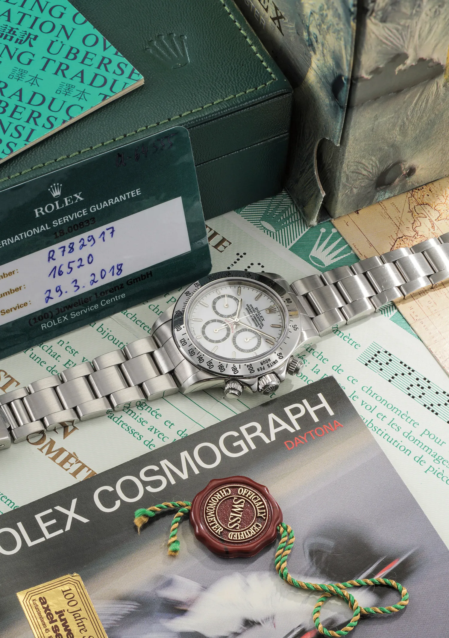 Rolex Cosmograph Daytona 16520 40mm Stainless steel Porcelain 1