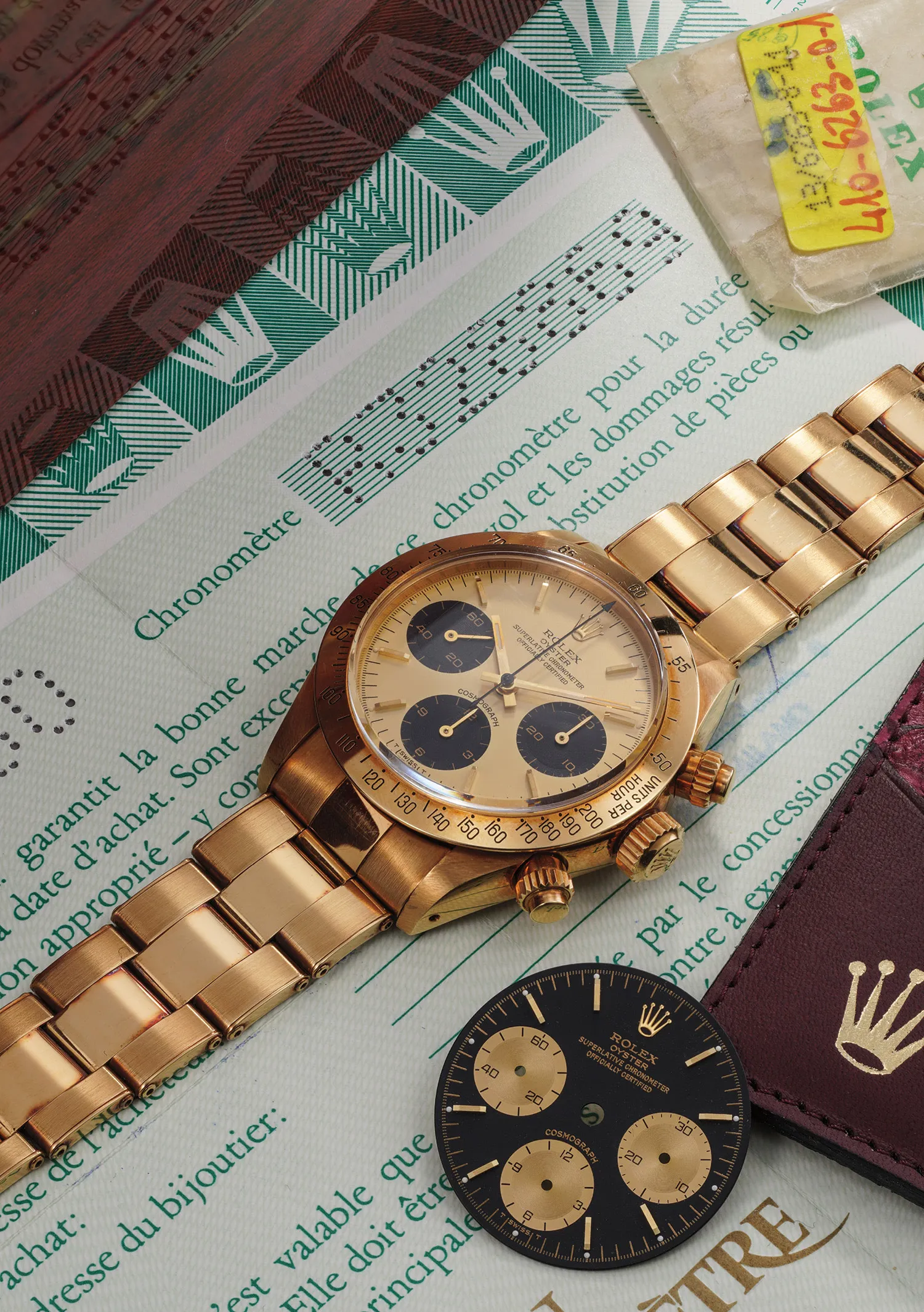 Rolex Daytona 6265 37mm Yellow gold Champagne 1