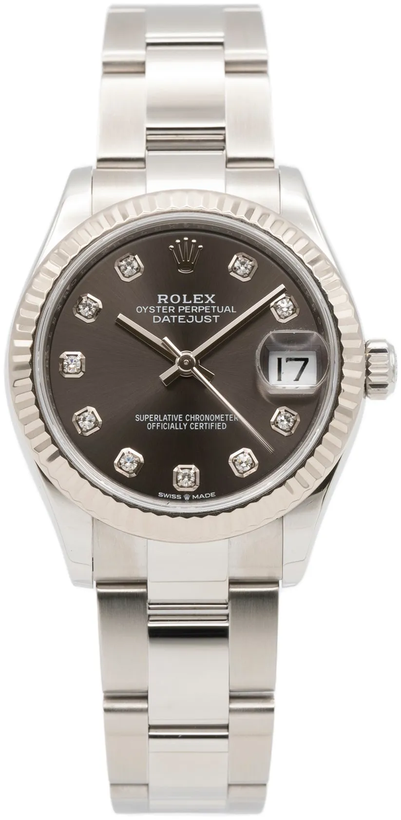 Rolex Datejust 31 278274 31mm White gold and Stainless steel Gray