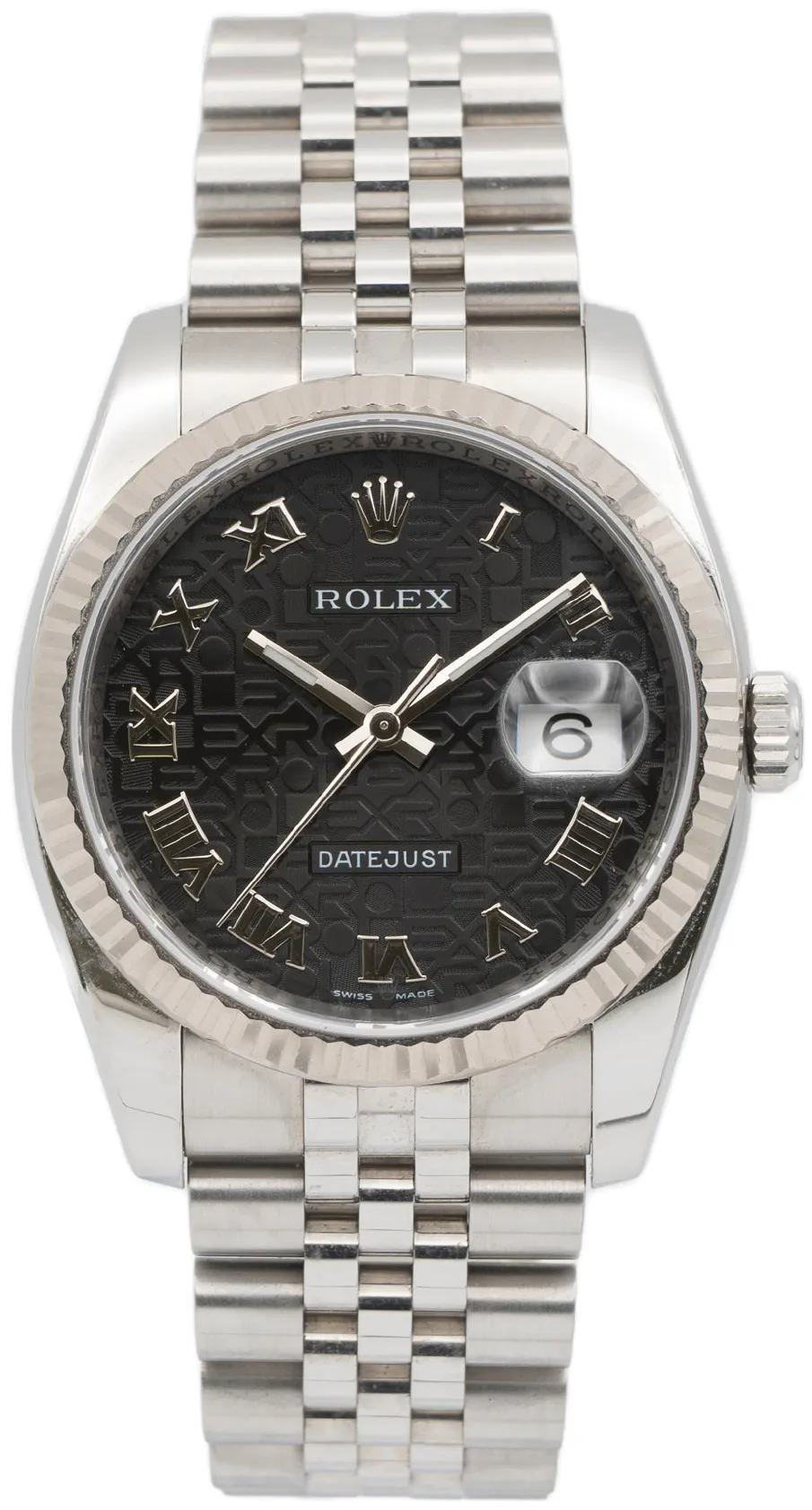 Rolex Datejust 36 116234 36mm White gold and Stainless steel Black