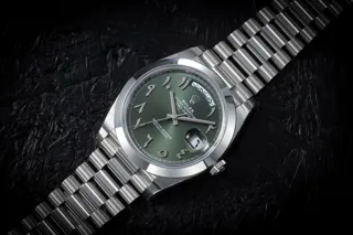 Rolex Day-Date 40 228206 Platinum Green