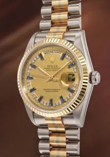 Rolex Day-Date 18039B Tricolored gold Champagne