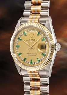 Rolex Day-Date Tridor 18239B Tricolored gold Champagne