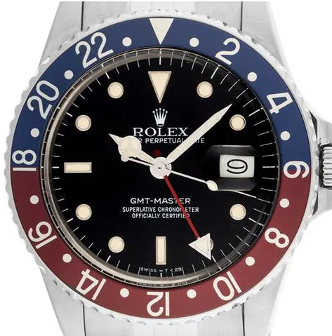 Rolex GMT-Master 16750 40mm Stainless steel Black