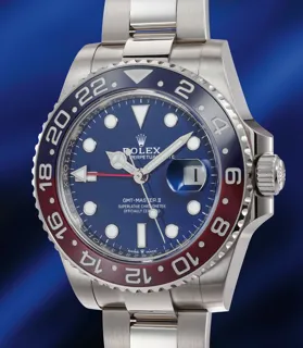 Rolex GMT-Master II 126719BLRO White gold Blue