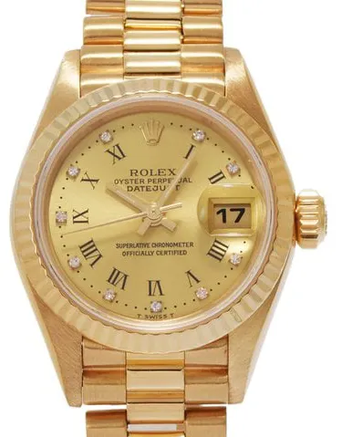 Rolex Datejust 69178G 26mm Yellow gold Champagne