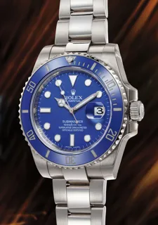 Rolex Submariner 116619LB White gold Blue