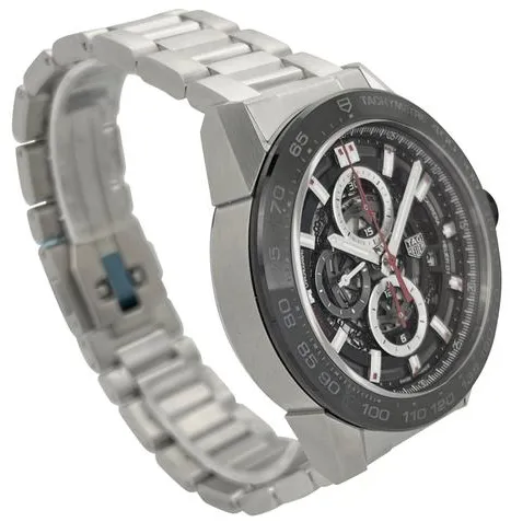 TAG Heuer Carrera CAR2A1W.BA0703 45mm Stainless steel Skeleton 1