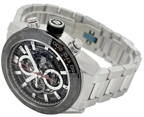 TAG Heuer Carrera CAR2A1W.BA0703 45mm Stainless steel Skeleton 2