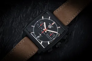 TAG Heuer Monaco CBL2180 Titanium and Black DLC Black