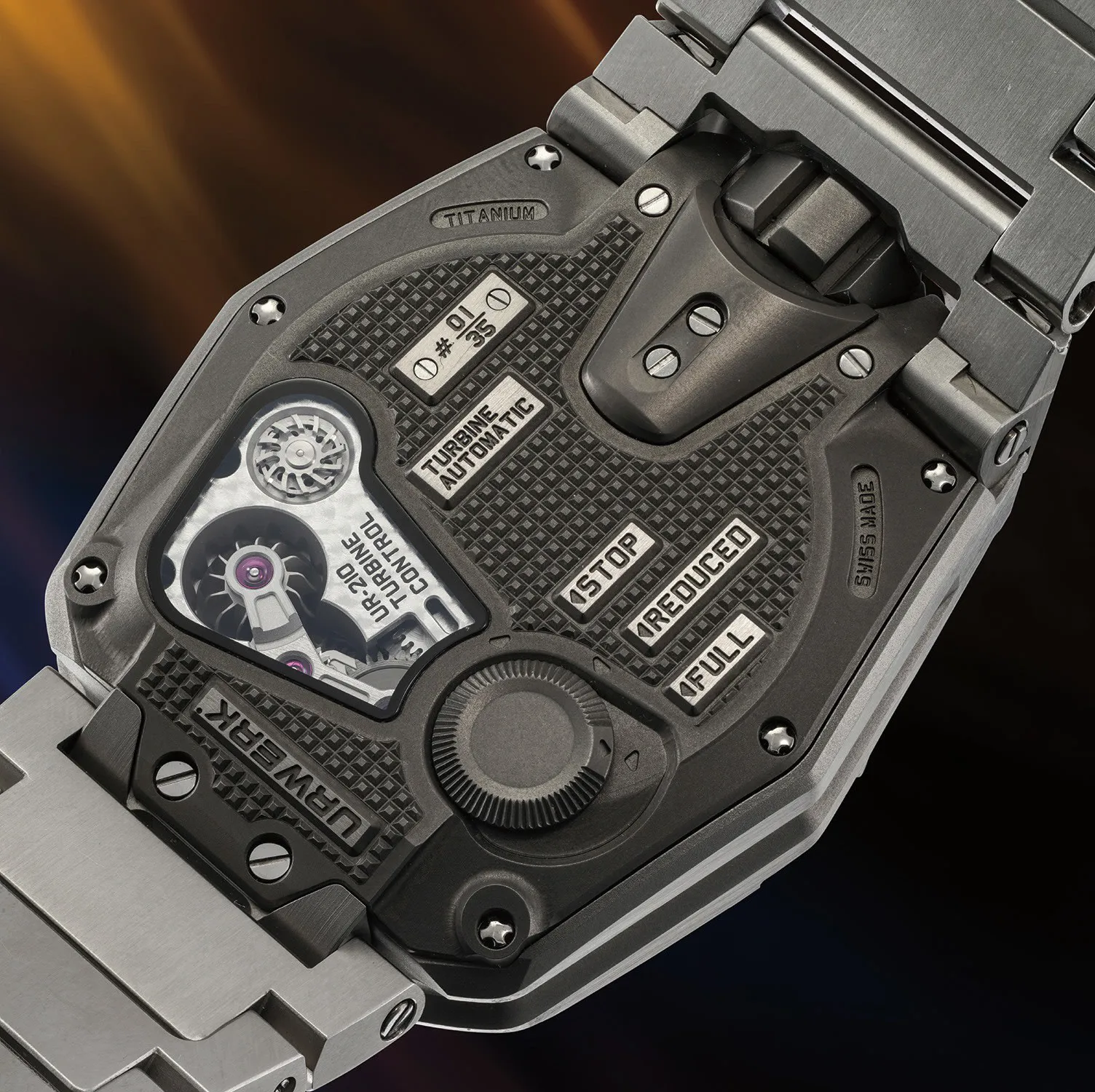 Urwerk UR-210 UR-210 S 44mm Titanium and Stainless steel Black 2