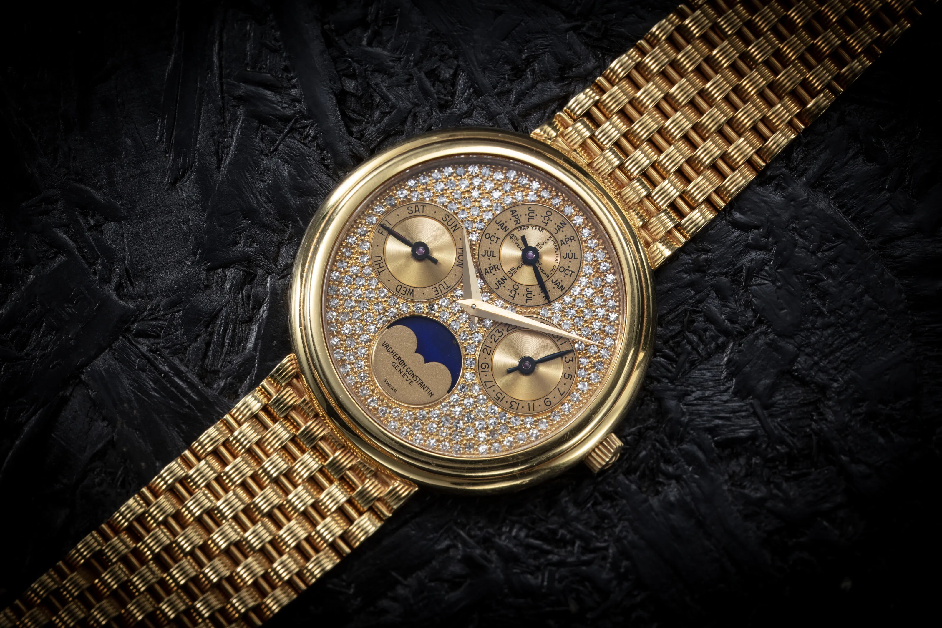 Vacheron Constantin Perpetual Calendar 43031/3 36mm Yellow gold Diamond