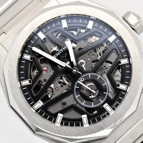 Zenith Defy Skyline 41mm Stainless steel Black