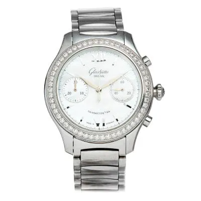 Glashütte Lady Serenade 39-34-12-12-34 38mm Stainless steel and diamond Mother-of-pearl