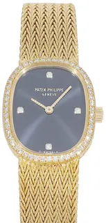 Patek Philippe Ellipse 3875 Yellow gold Blau