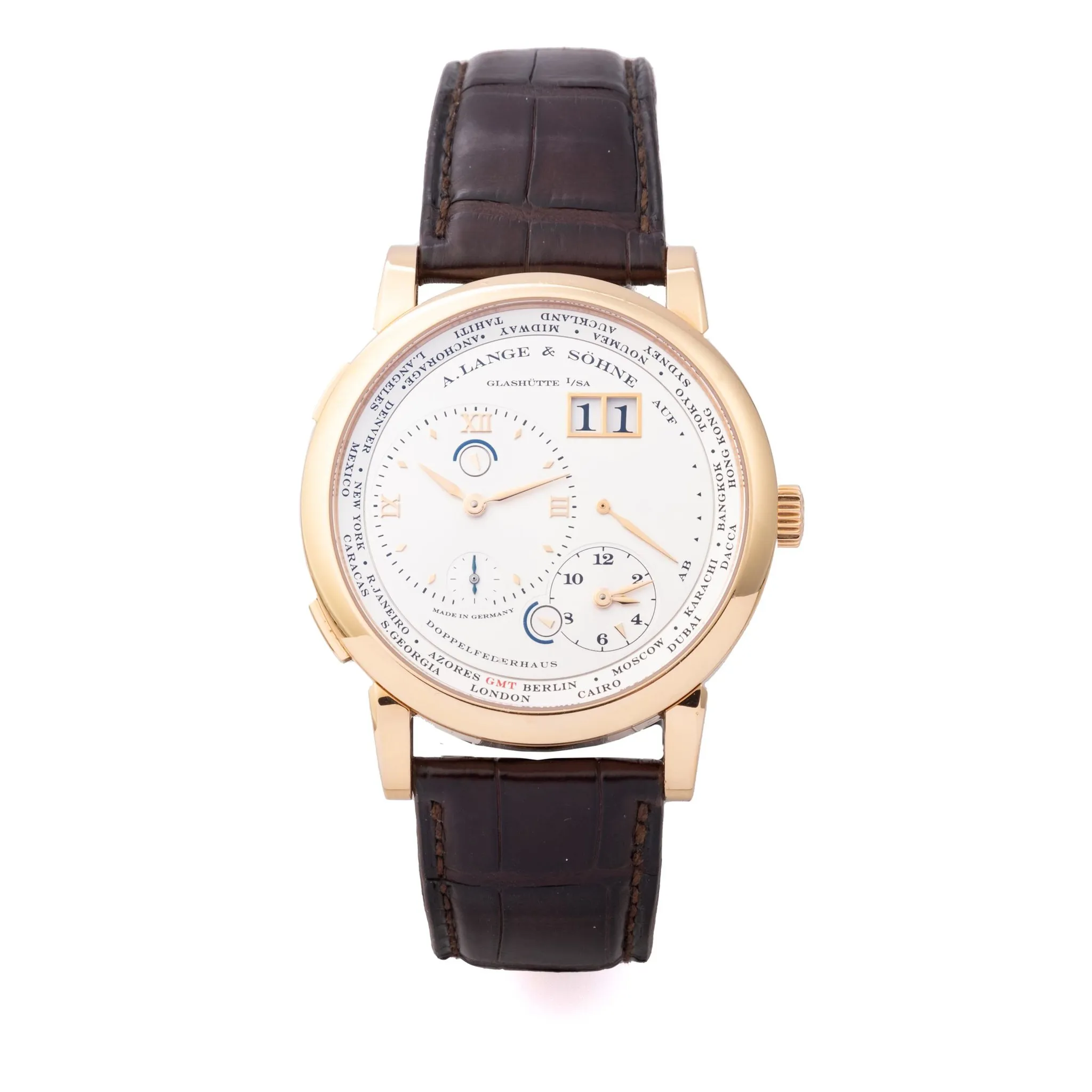 A. Lange & Söhne Lange 1 Time Zone 116.021/LS1161AA 42mm Rose gold