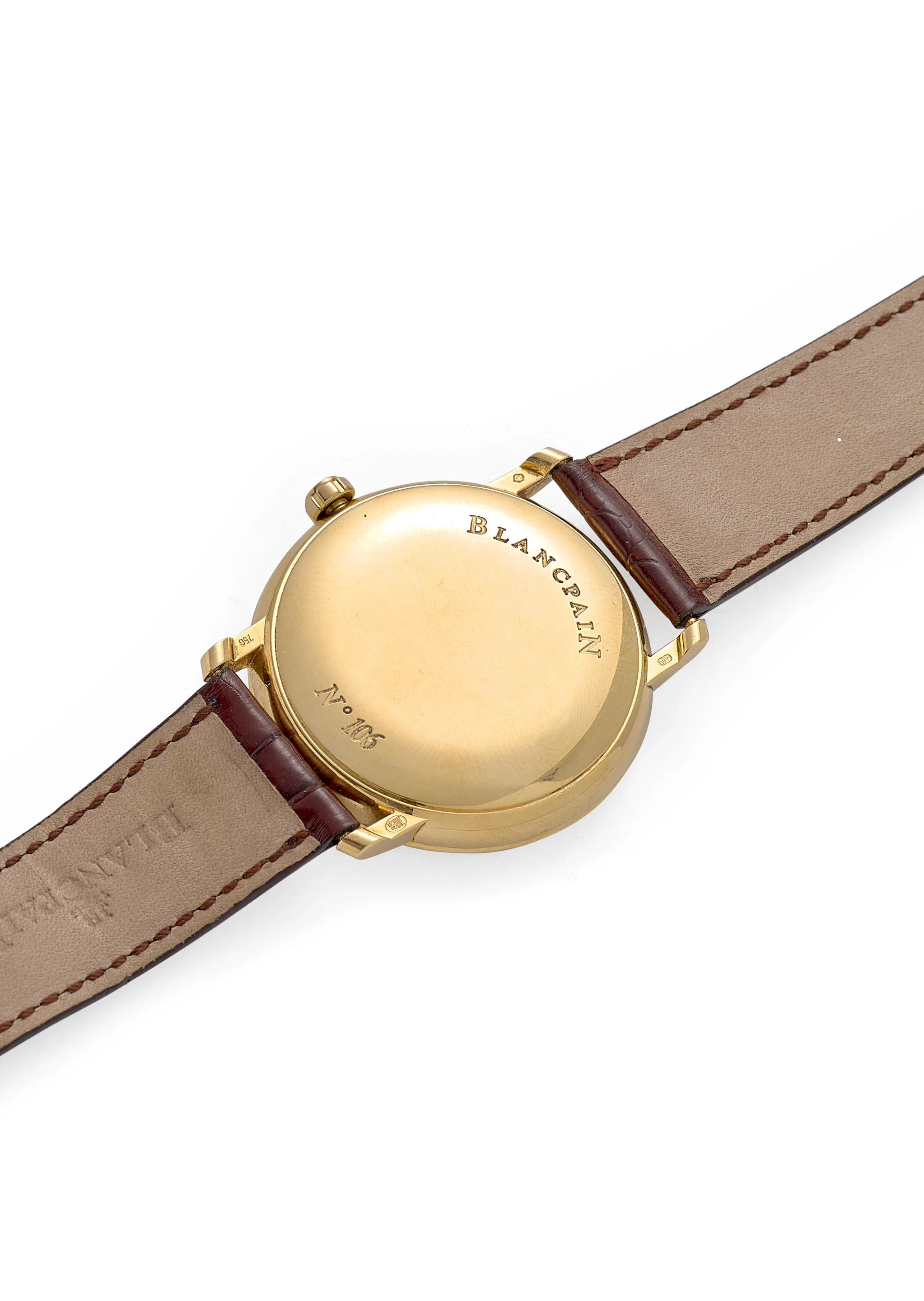 Blancpain Villeret 6222-1442-55 37.5mm Yellow gold White 2