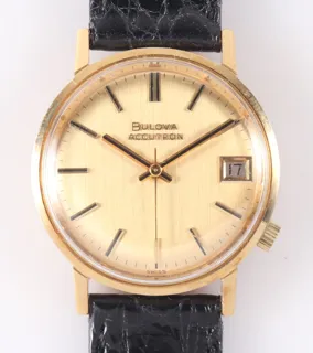 Bulova Accutron Yellow gold Golden