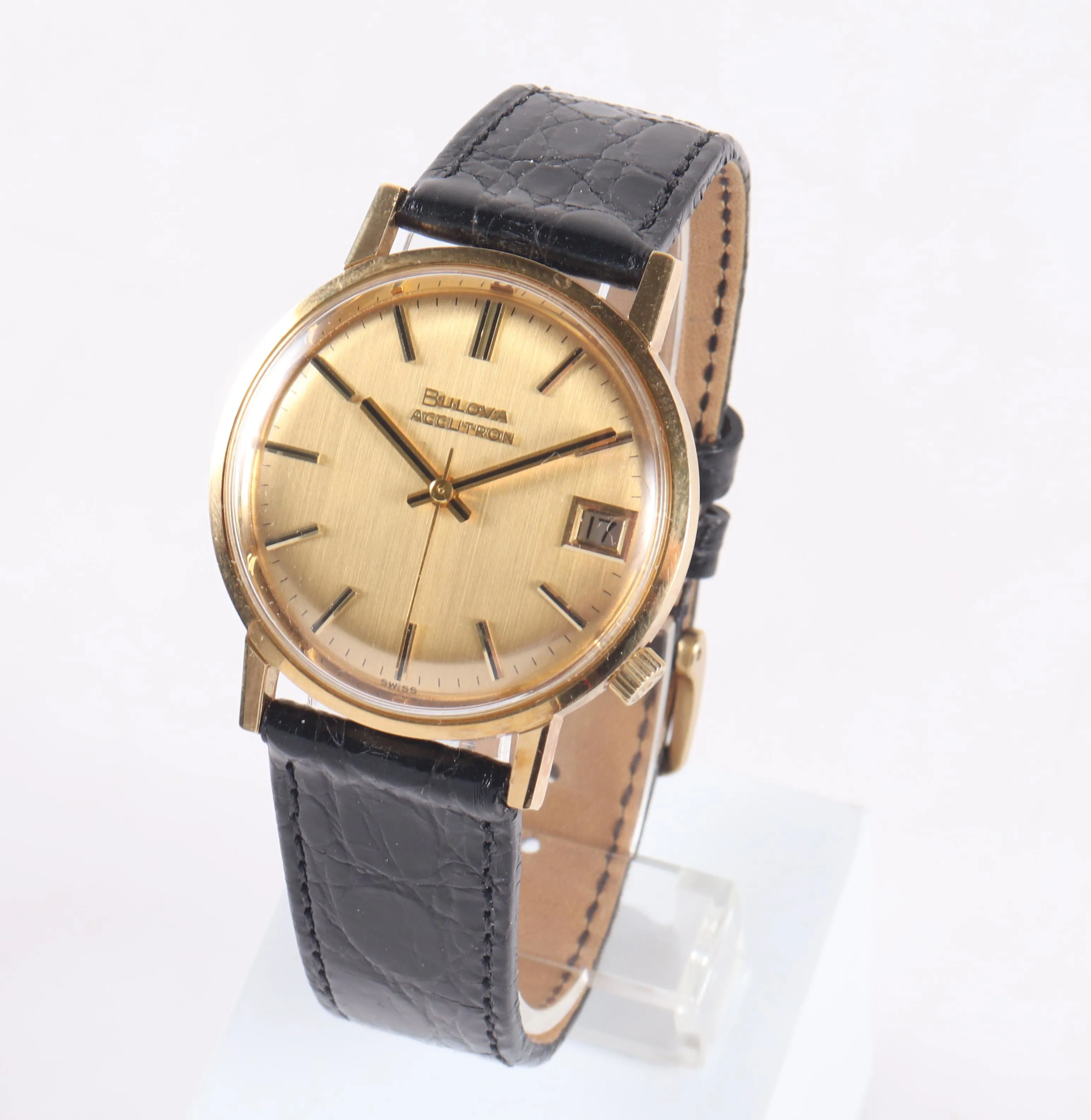 Bulova Accutron 34mm Yellow gold Gold-coloured 2