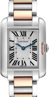 Cartier Tank Anglaise W5310036 30.2mm Stainless steel and 18k rose gold Silver