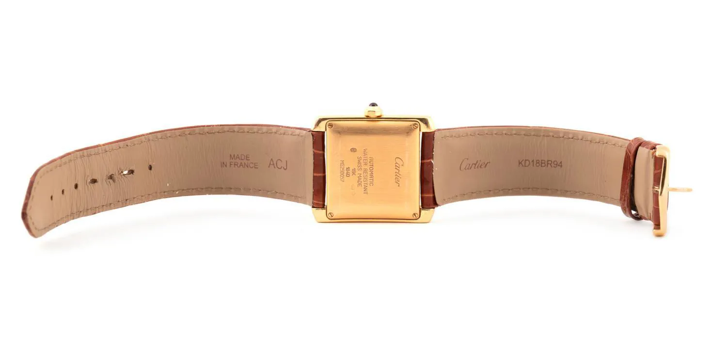 Cartier Tank Française 1840 31mm Yellow gold Guilloché 6