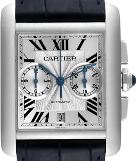 Cartier Tank W5330007 Stainless steel Silver