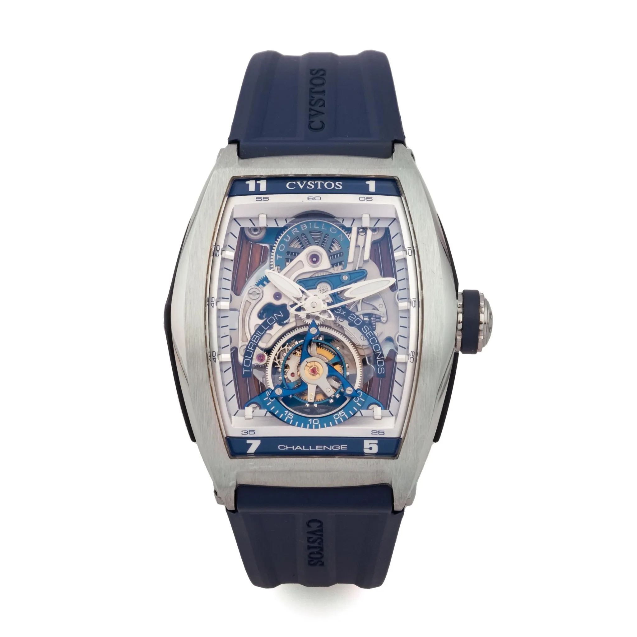 Cvstos Challenge Tourbillon Yachting Club S 43mm Platinum Skeletonized