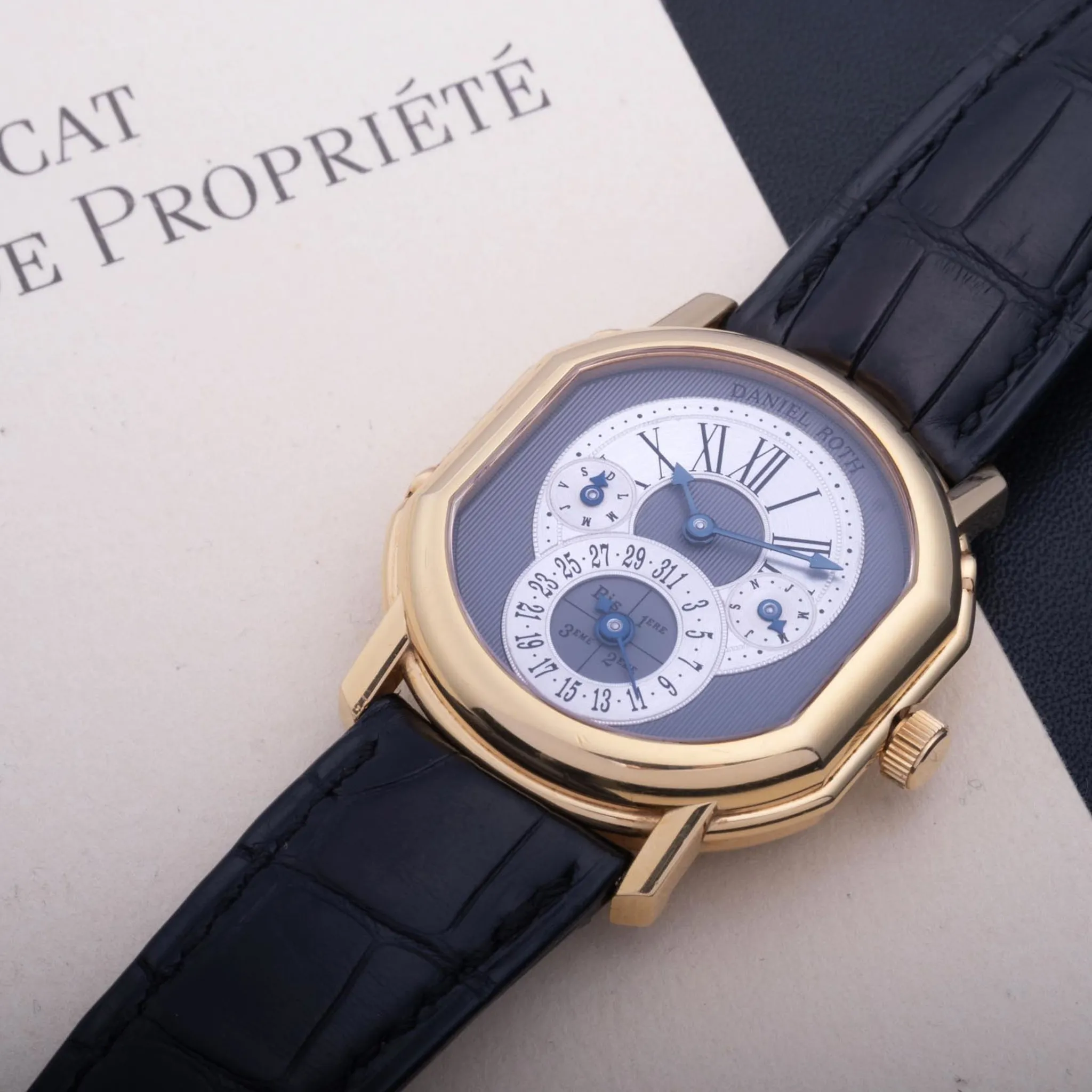 Daniel Roth Perpetual Calendar 2117/A BB 35mm Yellow gold