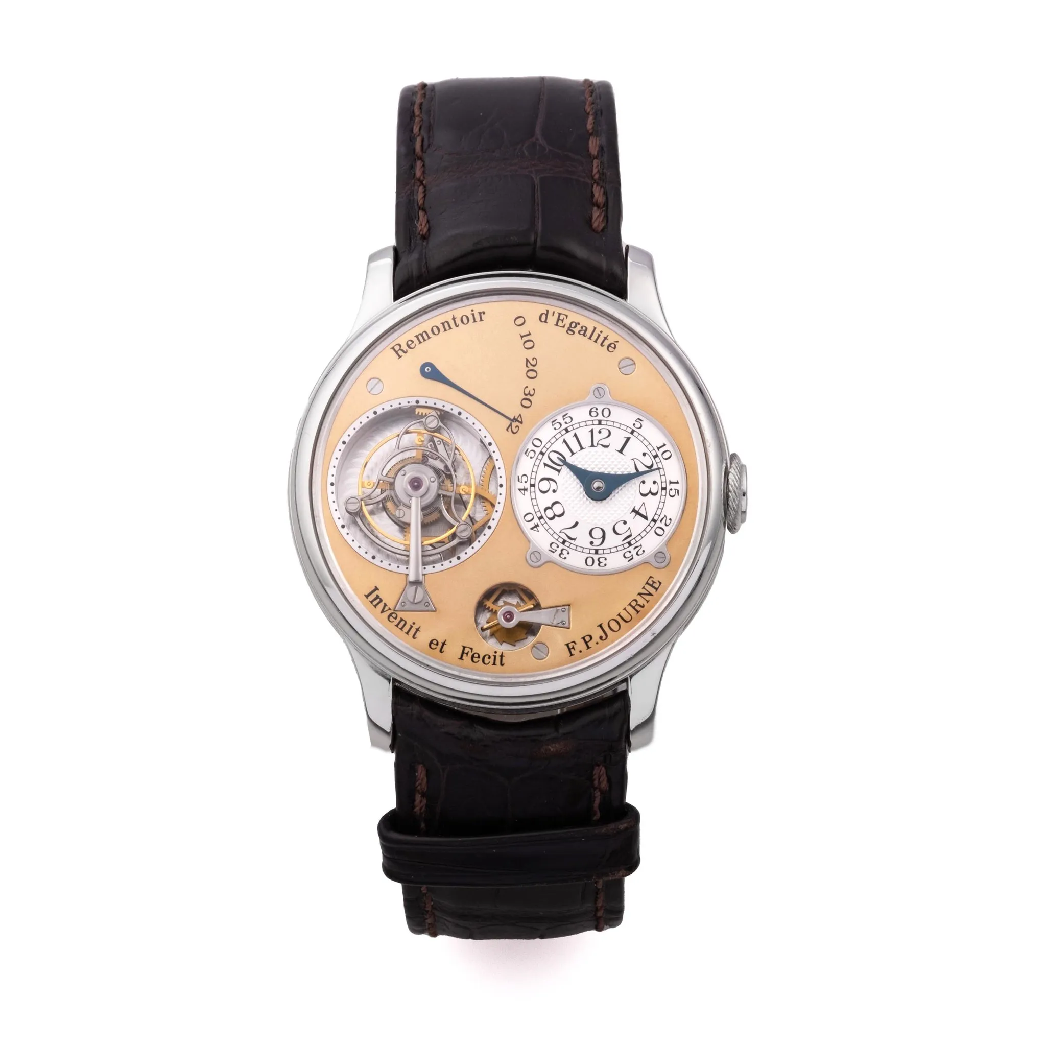 F.P. Journe Tourbillon Souverain T 38mm Platinum Yellow