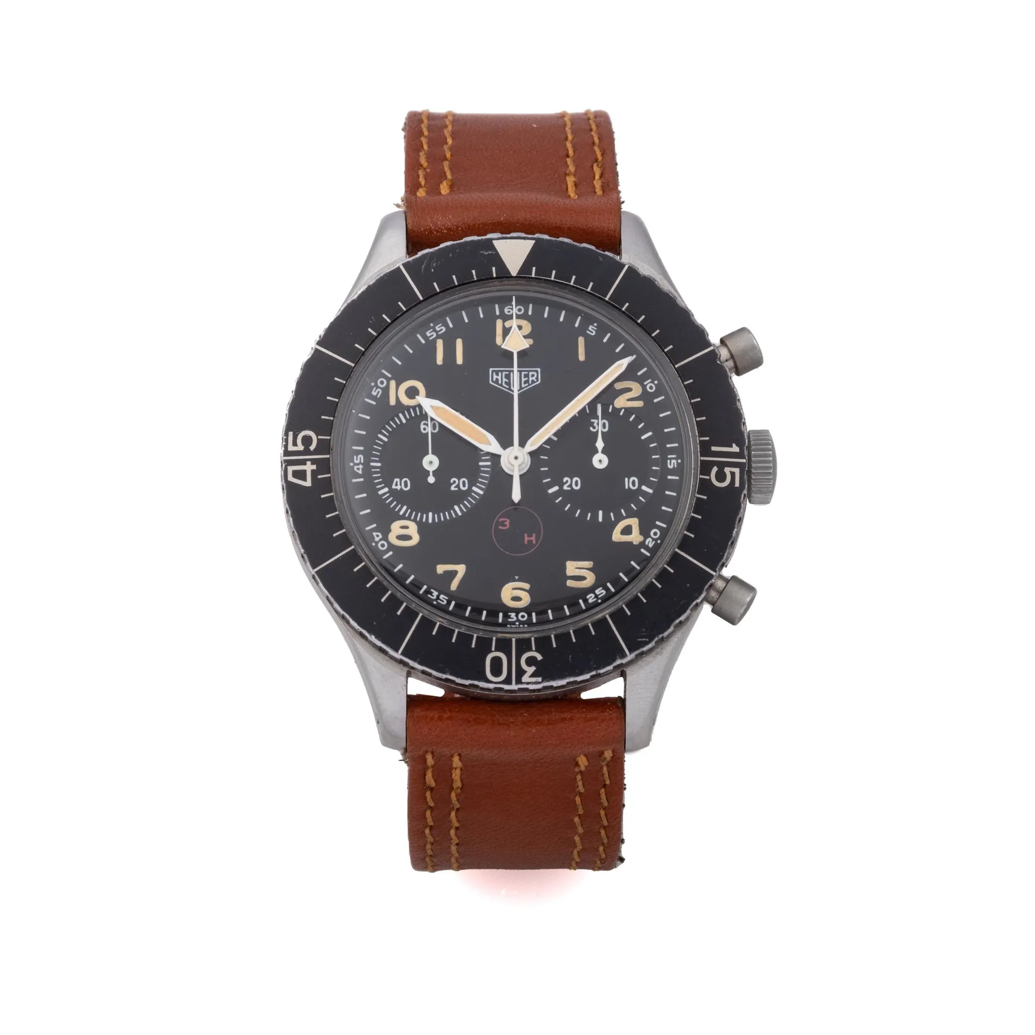 Heuer Bundeswehr 1550 SG 43mm Stainless steel