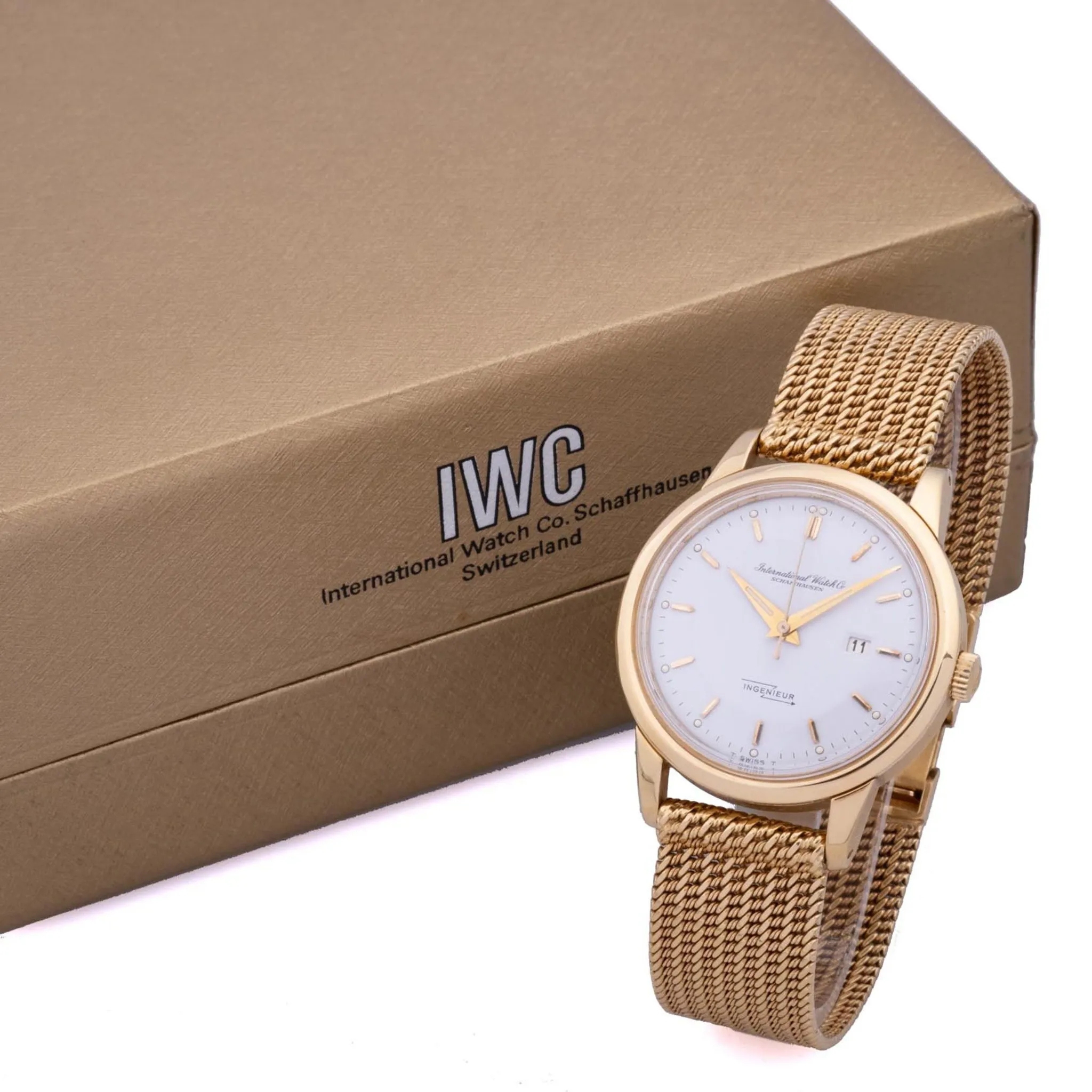 IWC Ingenieur 666 AD 36.5mm Yellow gold