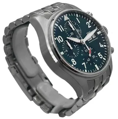 IWC Pilot IW388104 41mm Stainless steel Green 1