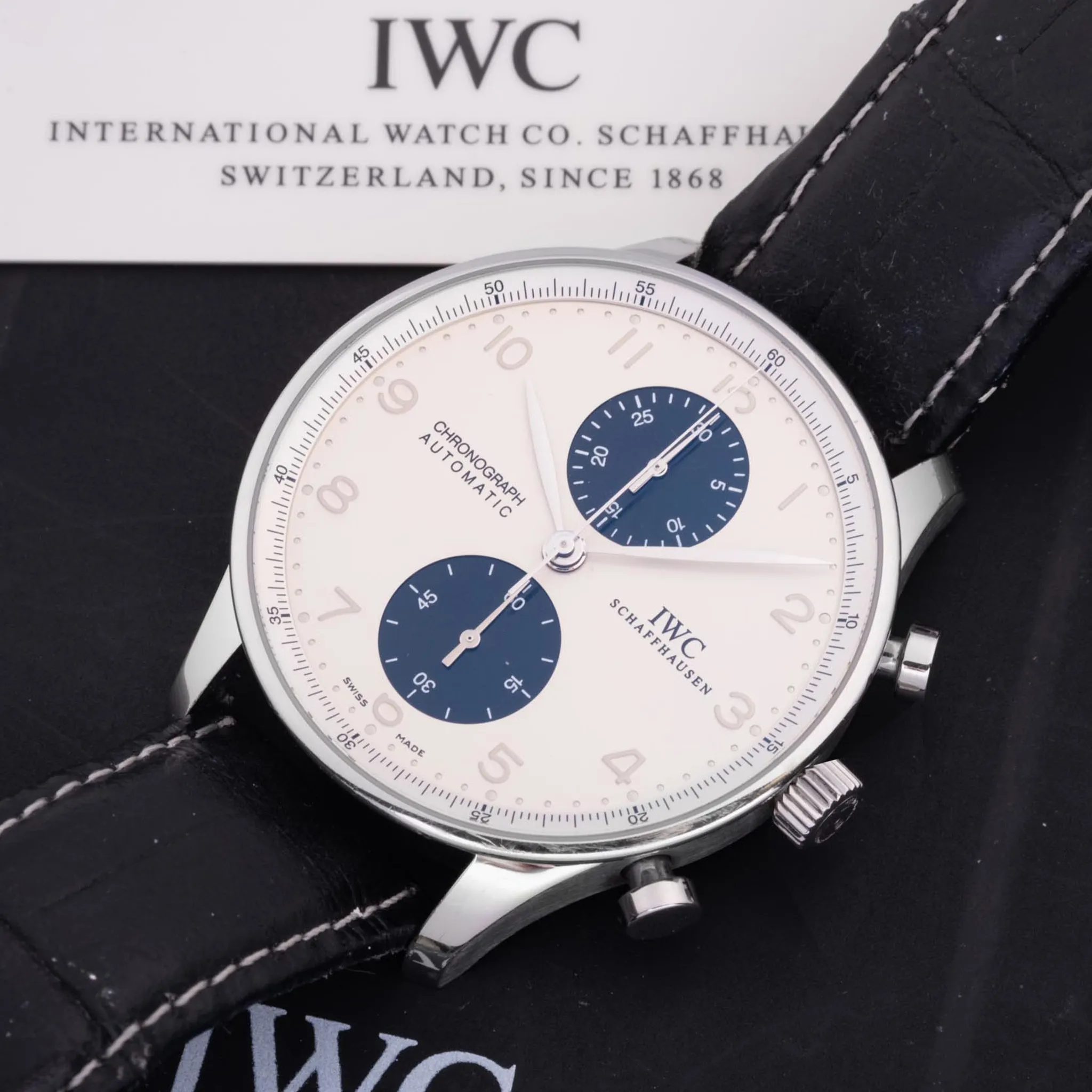 IWC Portugieser 371464 41mm Stainless steel White
