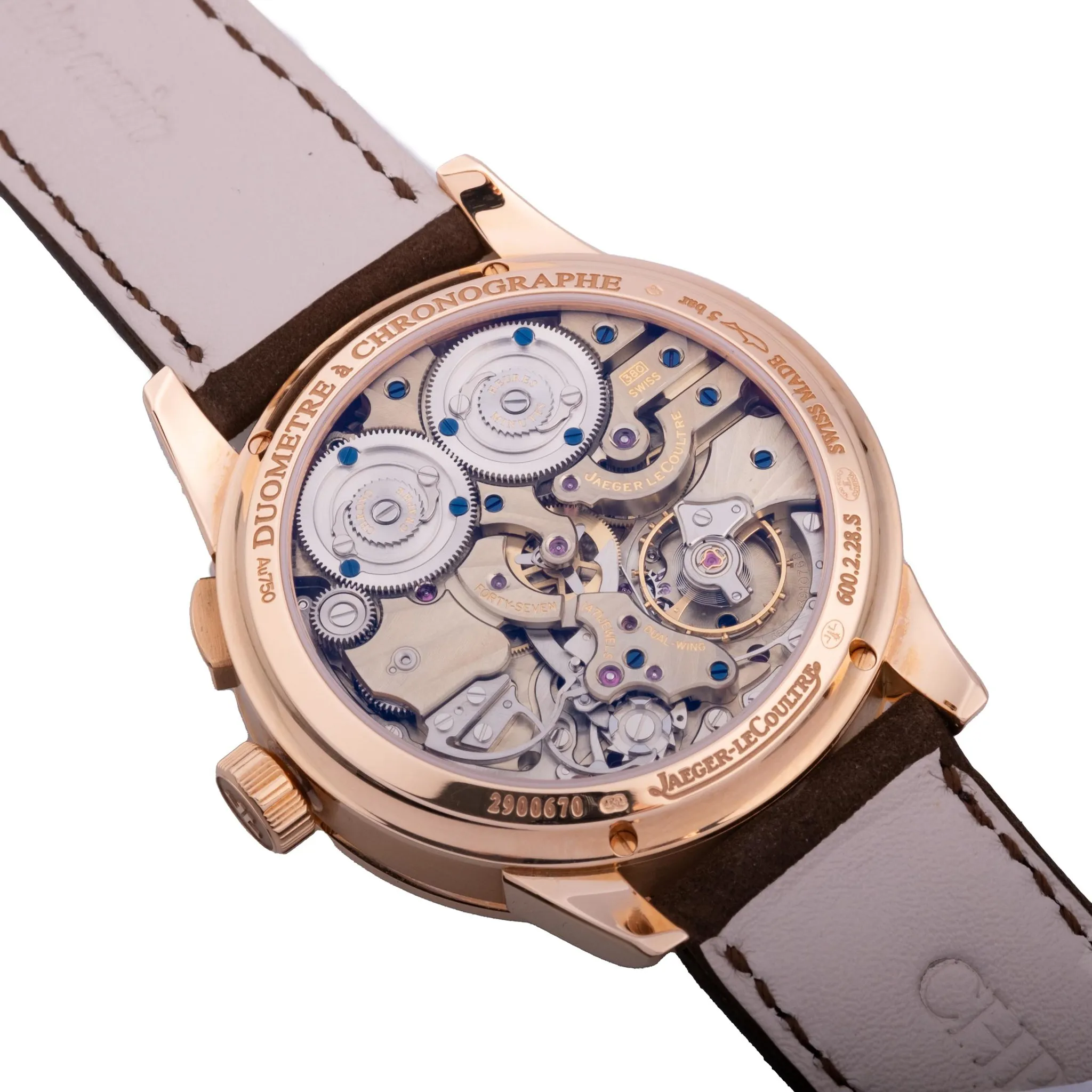 Jaeger-LeCoultre Duometre Quantieme Lunaire Q601244J 42mm Pink gold 2