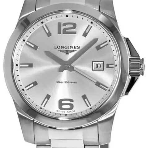 Longines Conquest L3.759.4.76.6 41mm Steel Silver