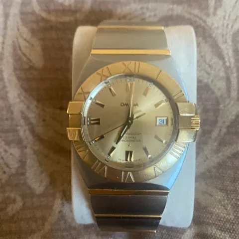 Omega Constellation Double Eagle 41mm Yellow gold and Stainless steel Gold