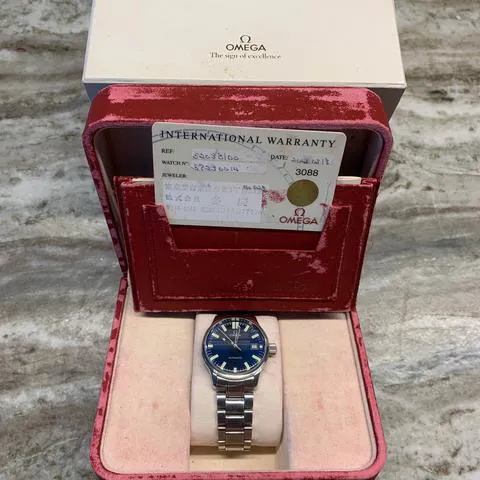 Omega Dynamic 5203.81 36.5mm Steel Blue 4