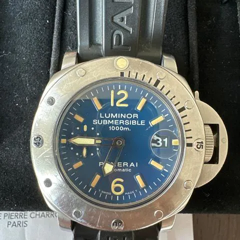 Panerai Submersible PAM 00087 44mm Titanium Blue