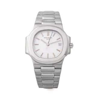 Patek Philippe Nautilus 3800/001 Stainless steel White