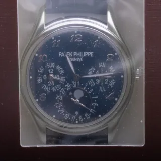 Patek Philippe Perpetual Calendar 3940P Platinum Silver